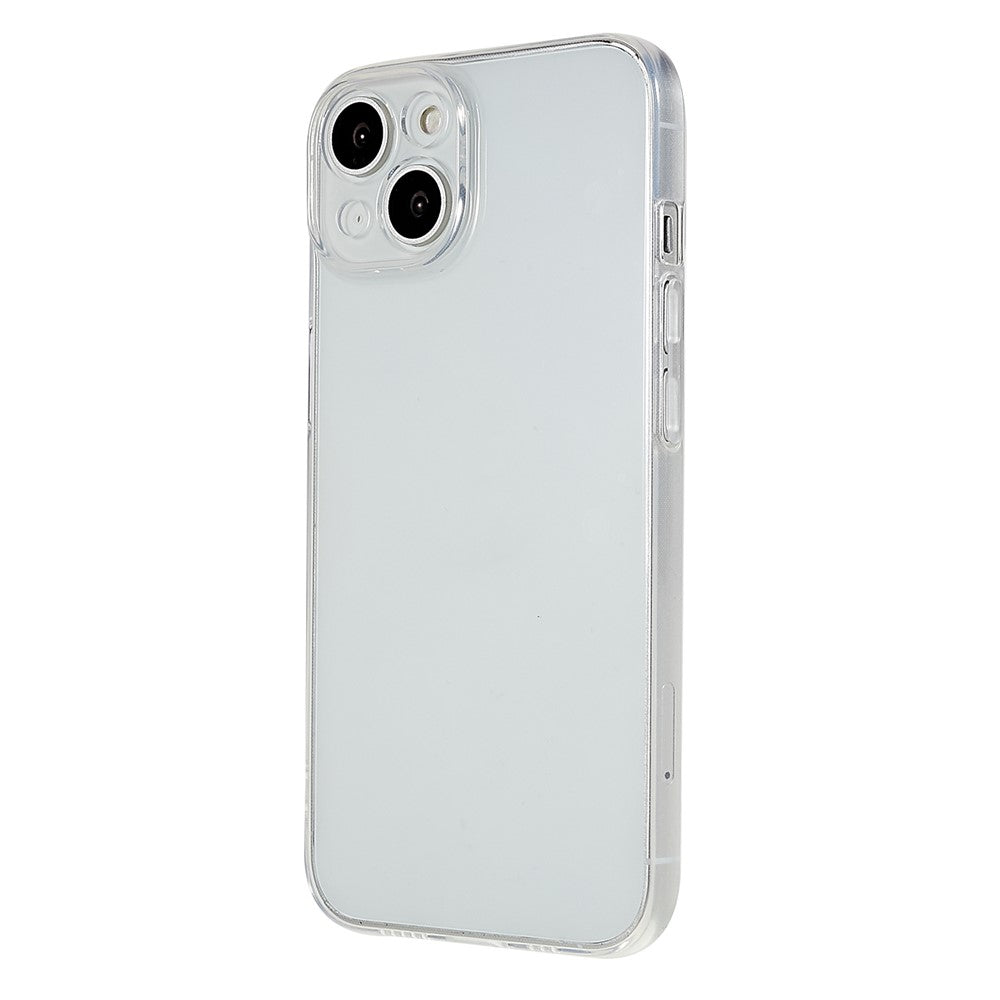 For iPhone 14 Plus Super Slim Phone Protective Cover Transparent TPU Case with Precise Lens Cutout