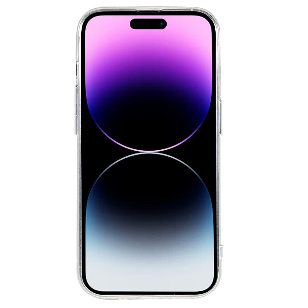 For iPhone 14 Pro Precise Lens Cutout Back Cover Ultra Thin Soft TPU Transparent Phone Case