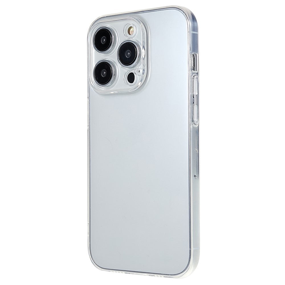 For iPhone 14 Pro Max Precise Lens Cutout Transparent Drop-proof Cover Mobile Phone Slim TPU Case
