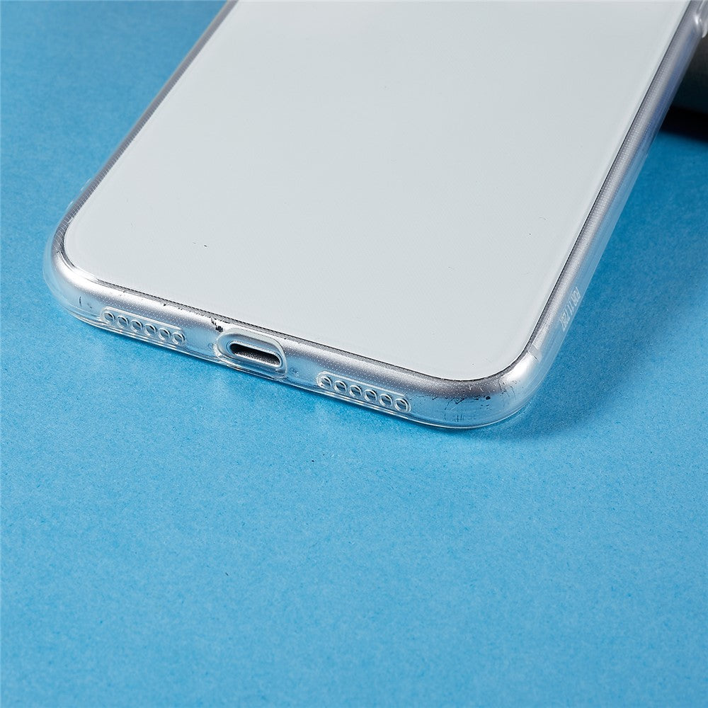 For iPhone 11 6.1 inch Precise Lens Cutout Transparent Anti-scratch TPU Cover Ultra Thin Phone Case