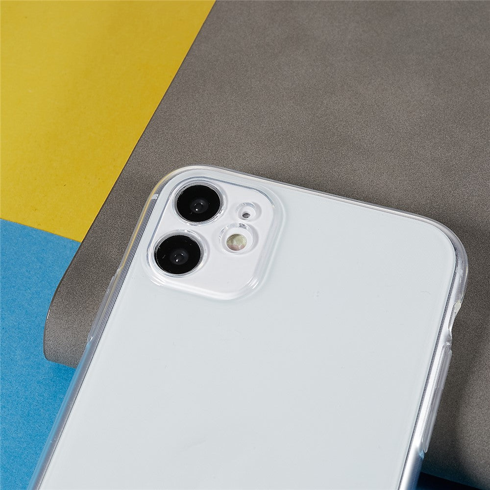 For iPhone 11 6.1 inch Precise Lens Cutout Transparent Anti-scratch TPU Cover Ultra Thin Phone Case