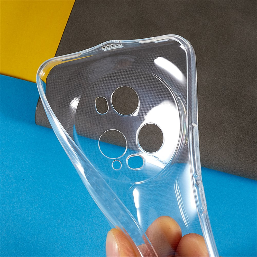 Anti-Fall Mobile Phone Cover For Honor Magic5 Pro Transparent TPU Phone Case
