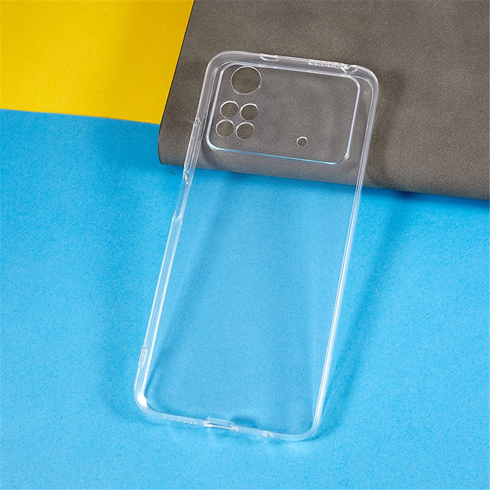 For Xiaomi Poco M4 Pro 4G Soft TPU Phone Case Ultra-Thin Transparent Protective Phone Cover