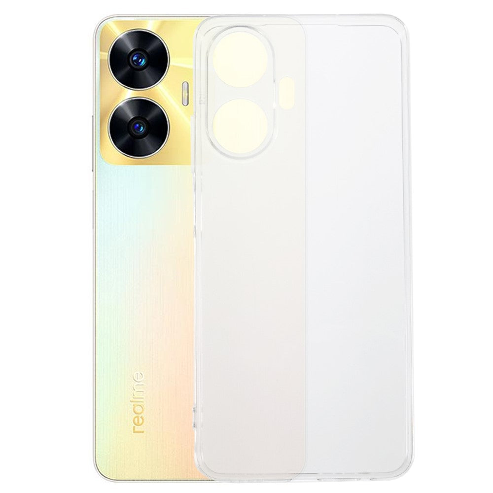 Cell Phone Case for Realme C55 Ultra-Thin Soft TPU Anti-Drop Transparent Phone Back Cover