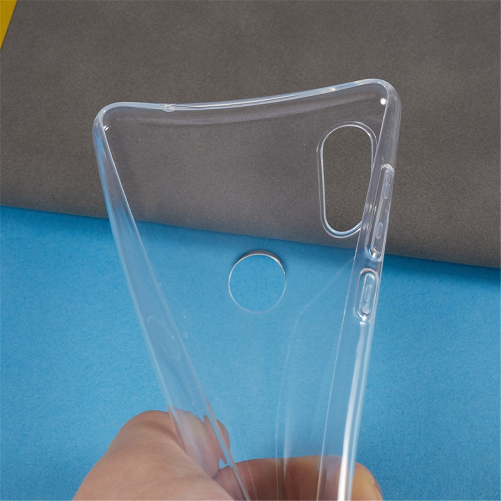 For Xiaomi Mi Mix 2s Transparent Soft TPU Phone Case Shockproof Ultra-Thin Back Cover