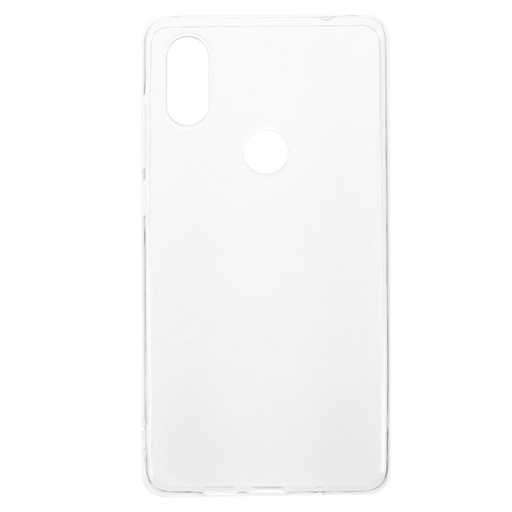 For Xiaomi Mi Mix 2s Transparent Soft TPU Phone Case Shockproof Ultra-Thin Back Cover