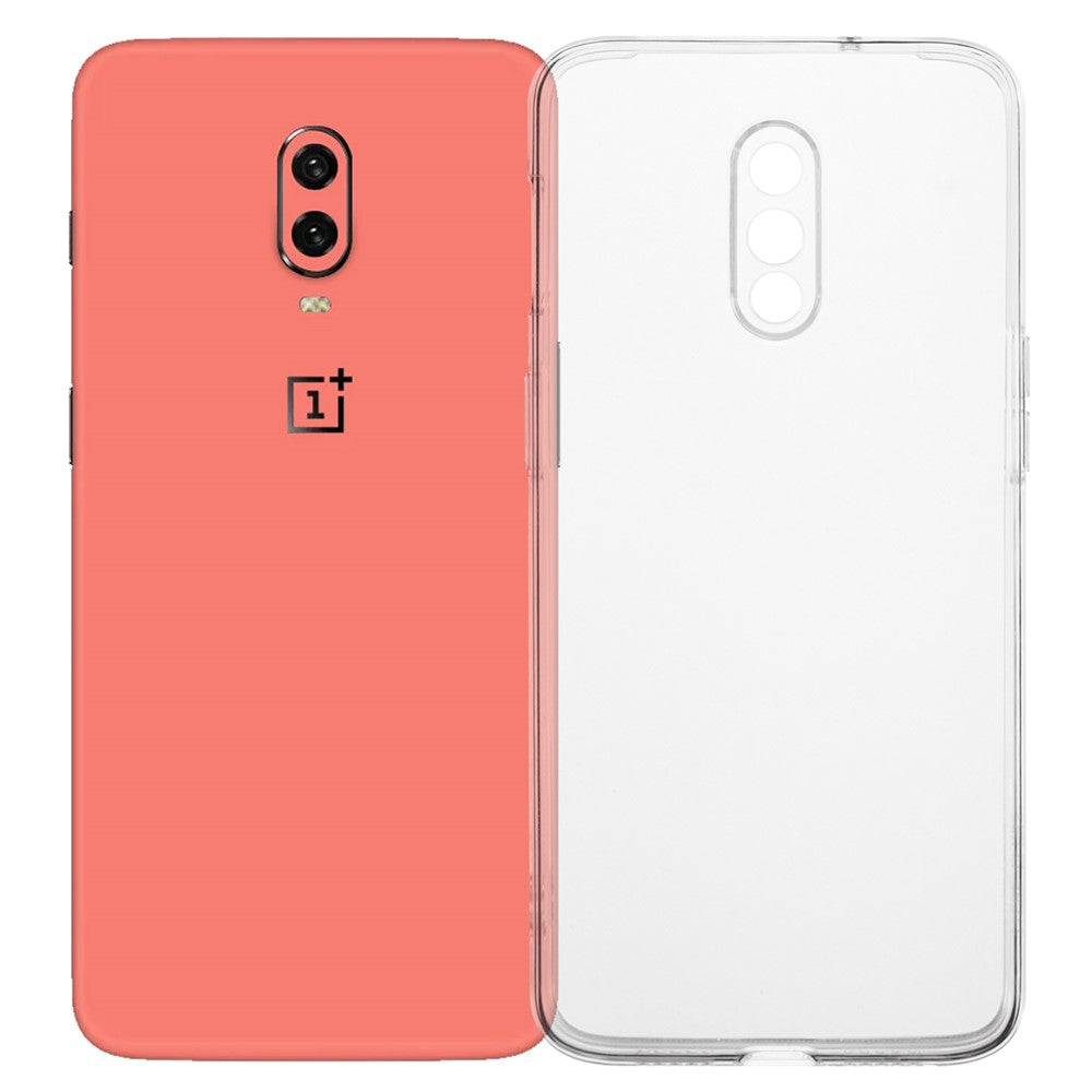 Soft TPU Phone Case for OnePlus 6T Transparent Ultra-Thin Drop Resistant Back Cover