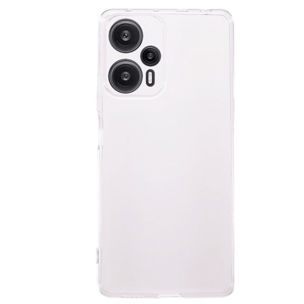 For Xiaomi Redmi Note 12 Turbo / Poco F5 5G Transparent TPU Phone Case Ultra-Thin Drop-Proof Phone Cover