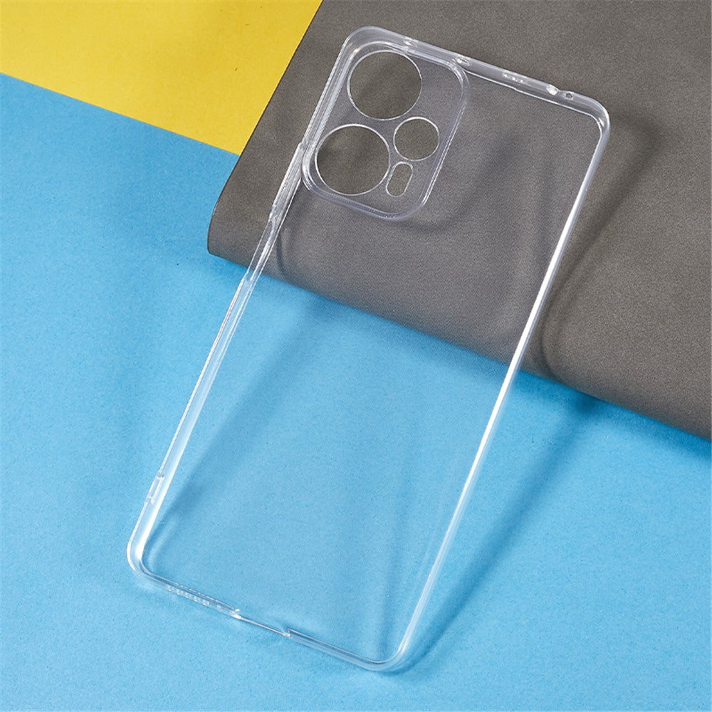 For Xiaomi Redmi Note 12 Turbo / Poco F5 5G Transparent TPU Phone Case Ultra-Thin Drop-Proof Phone Cover
