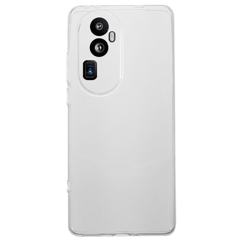 Transparent TPU Case for Oppo Reno10 Pro+ 5G , Precise Cutout Ultra-thin Phone Cover