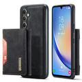 DG.MING M2 Series Detachable Wallet Cover for Samsung Galaxy A14 4G / 5G , PU Leather Coated PC+TPU Kickstand Phone Case
