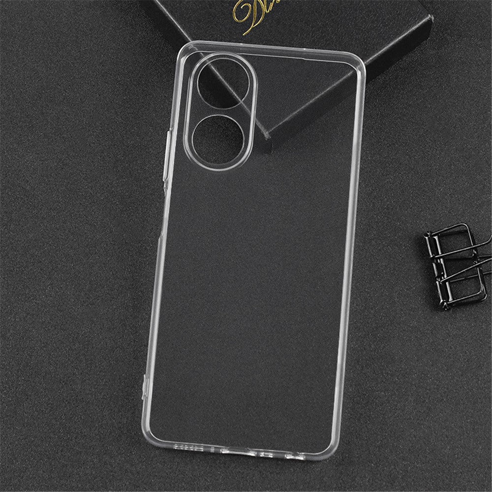 For Oppo A78 4G TPU Clear Phone Case Precise Cutouts Ultra-Thin Cell Phone Cover Shell