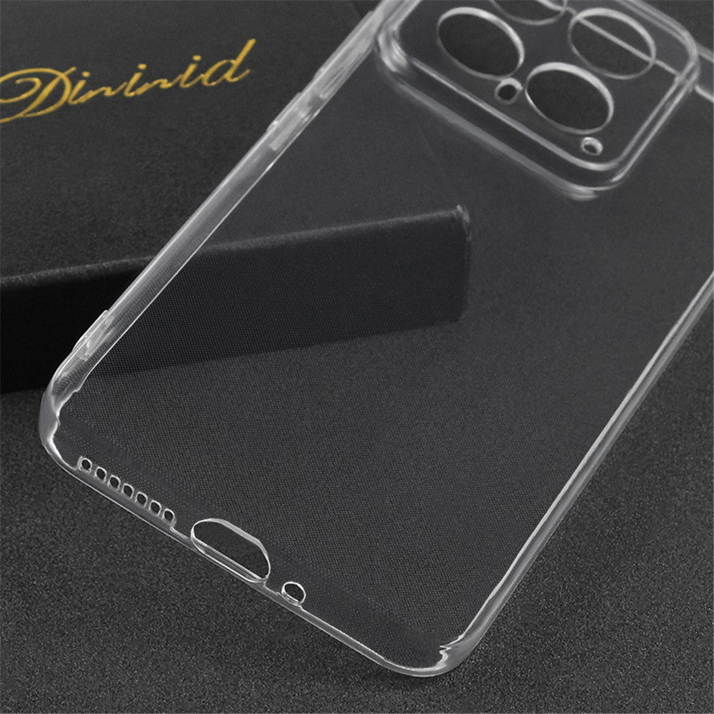 For Xiaomi 14 Case TPU Phone Cover HD Clear Cell Phone Shell (Precise Rear Lens Cutout)