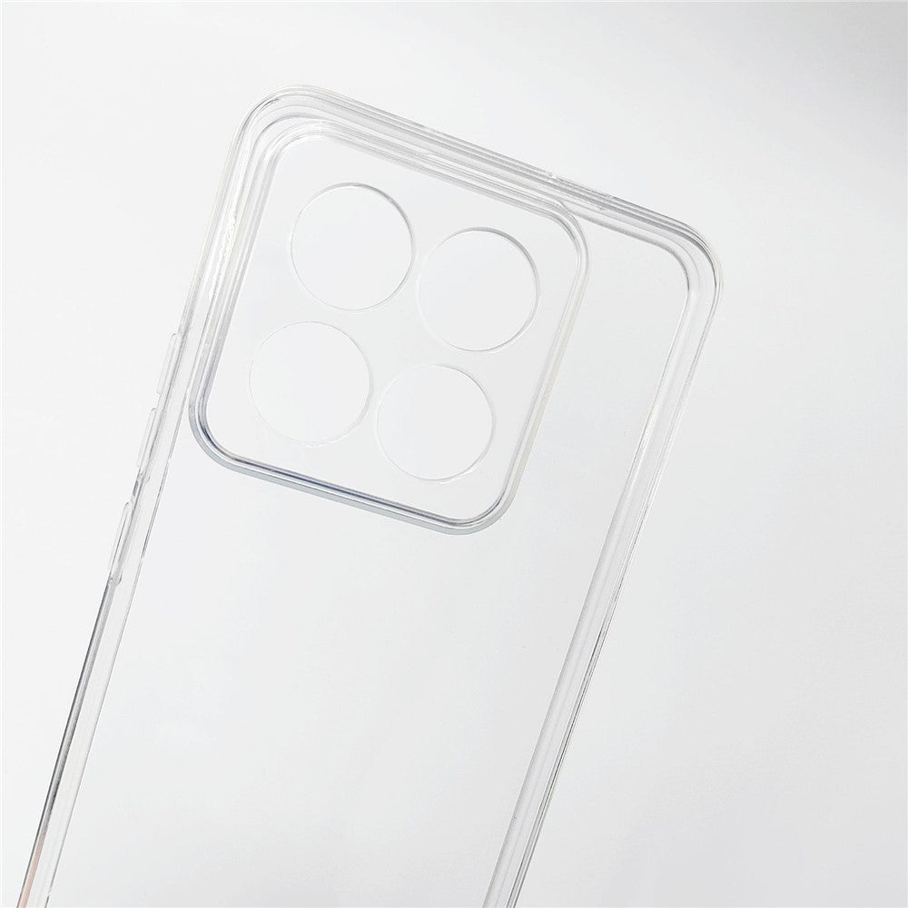 For Xiaomi 14 Pro Case HD Clear Cell Phone Shell TPU Cover (Precise Rear Lens Cutout)