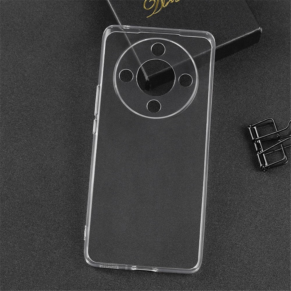 For Honor X9b 5G / Magic6 Lite 5G Case Anti-scratch Clear TPU Phone Cover (Precise Rear Lens Cutout)