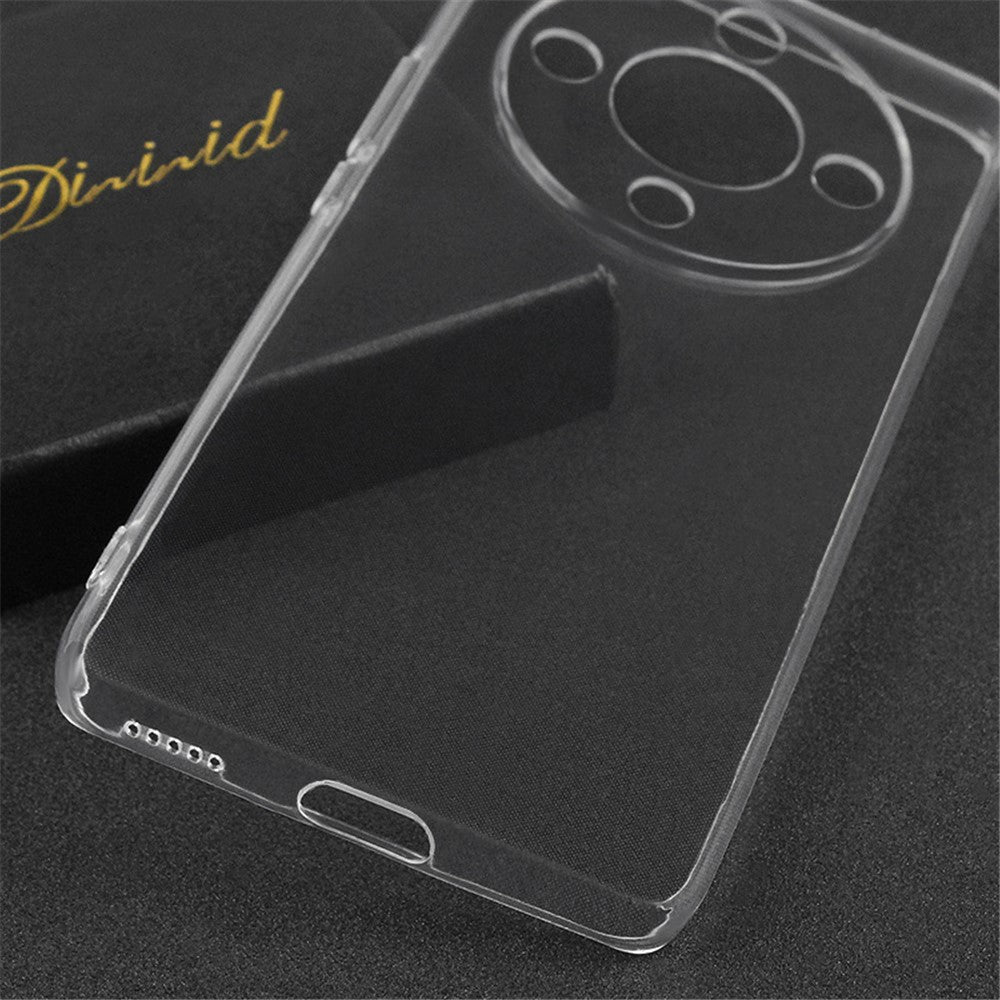 For Honor X9b 5G / Magic6 Lite 5G Case Anti-scratch Clear TPU Phone Cover (Precise Rear Lens Cutout)