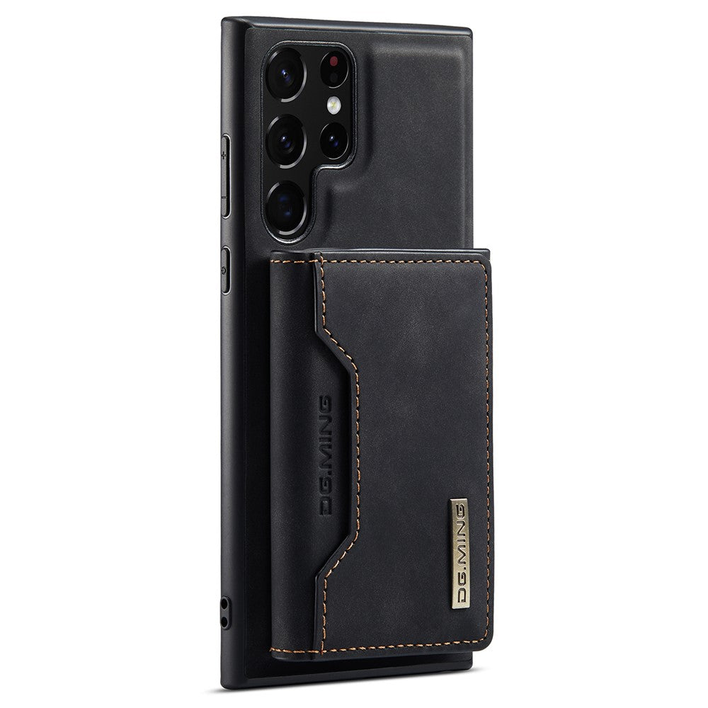 DG.MING M2 Series for Samsung Galaxy S24 Ultra Case Kickstand Cover with Detachable Magnetic Wallet