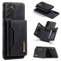 DG.MING M2 Series for Samsung Galaxy S24 Kickstand Case Wallet Detachable 2-in-1 Phone Cover