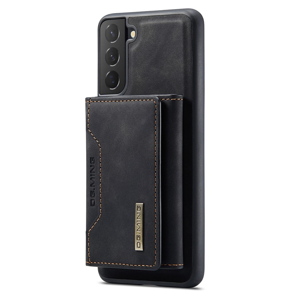 DG.MING M2 Series for Samsung Galaxy S24 Kickstand Case Wallet Detachable 2-in-1 Phone Cover