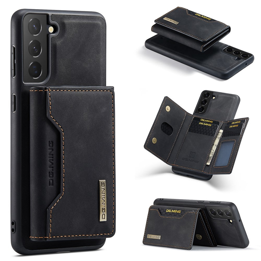 DG.MING M2 Series for Samsung Galaxy S24+ Case Magnetic Wallet Detachable Phone Cover