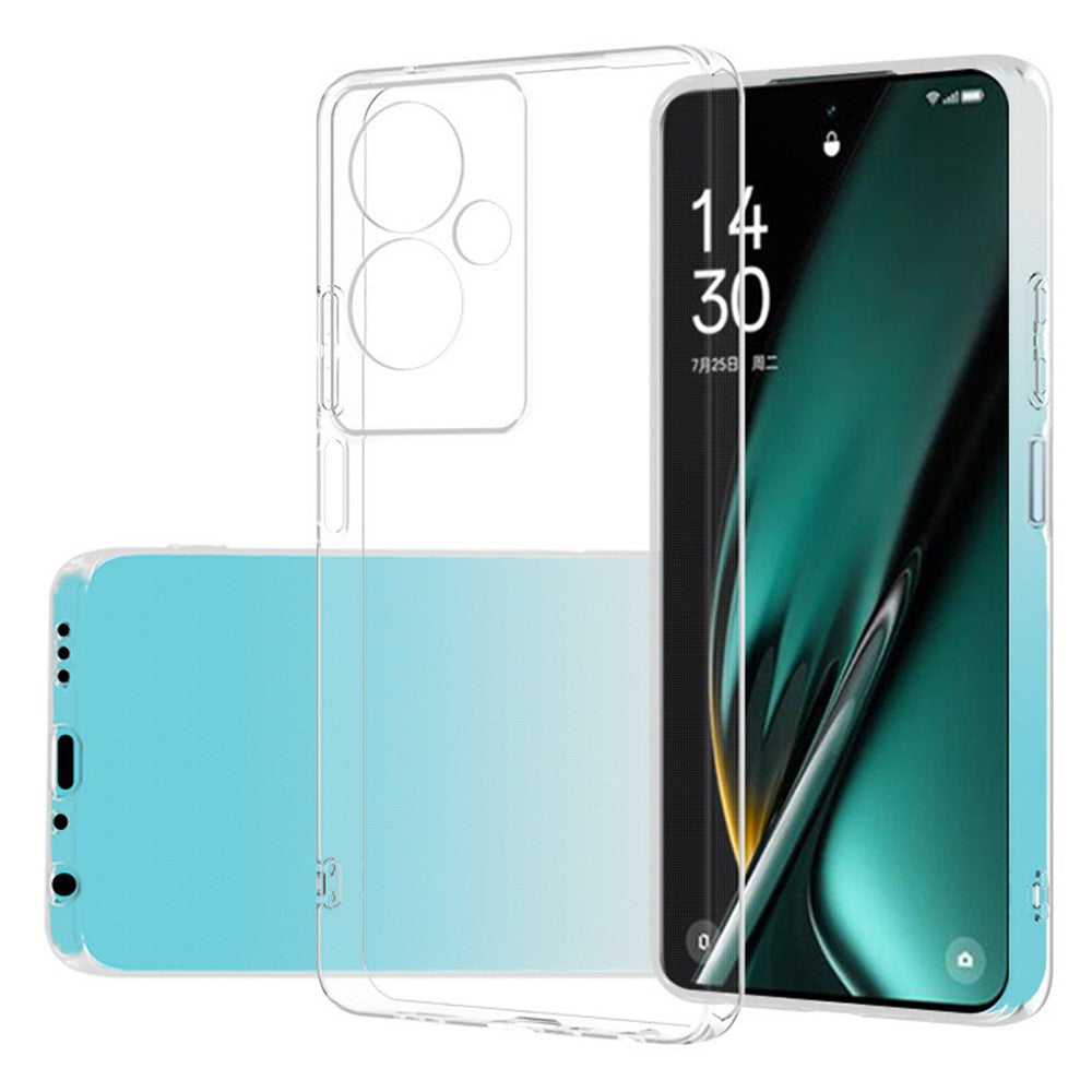 For Oppo A2 5G Clear Case Precise Cutout Soft TPU Ultra-Slim Phone Cover