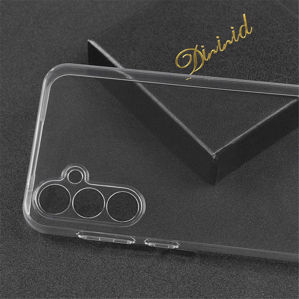 TPU Phone Case for Samsung Galaxy A55 5G Shell Precise Lens Cutout Slim-Fit Cover