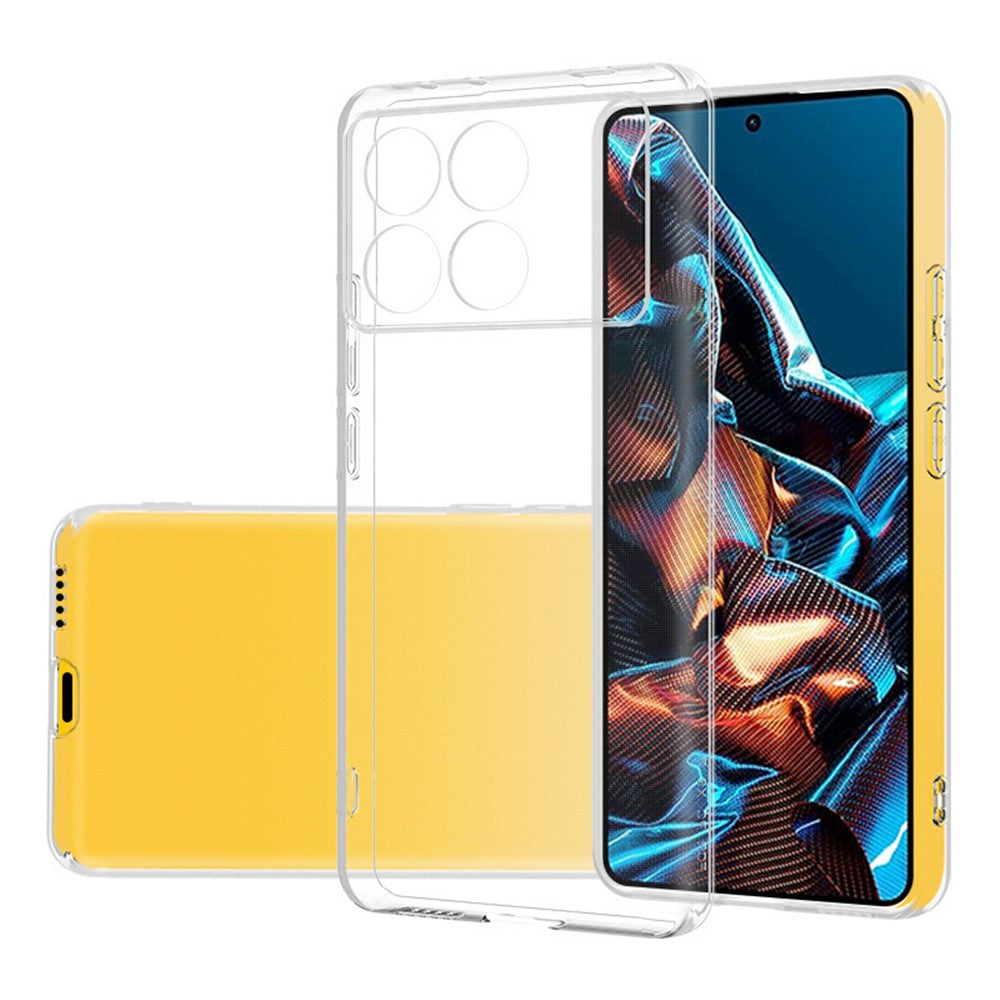 For Xiaomi Poco F6 Pro 5G / Redmi K70 5G / K70 Pro 5G Phone Case Clear Shell Anti-Scratch TPU Phone Cover