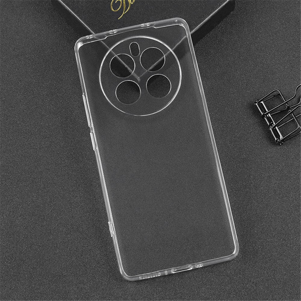 For Realme GT5 Pro 5G TPU Case Slim-Fit Precise Lens Cutout Phone Back Shell