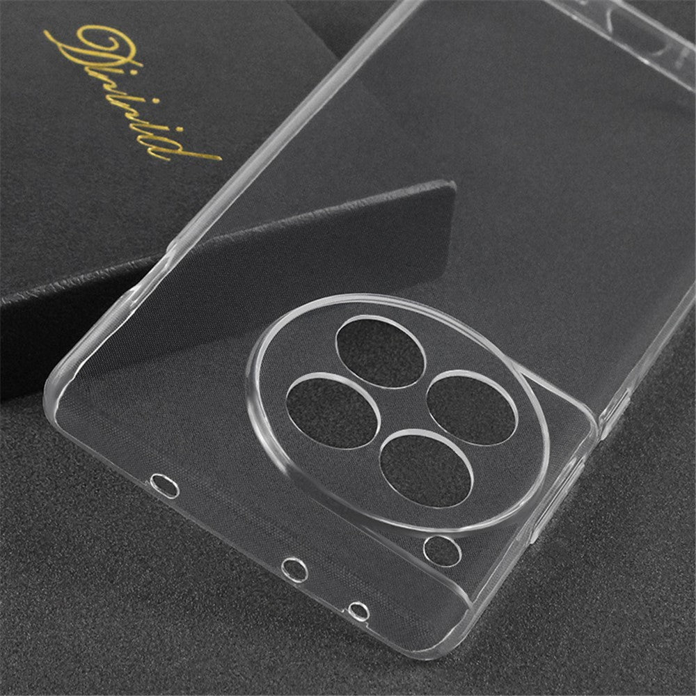 For OnePlus Ace 3 5G / 12R 5G Case TPU Clear Phone Cover with Precise Lens Cutout