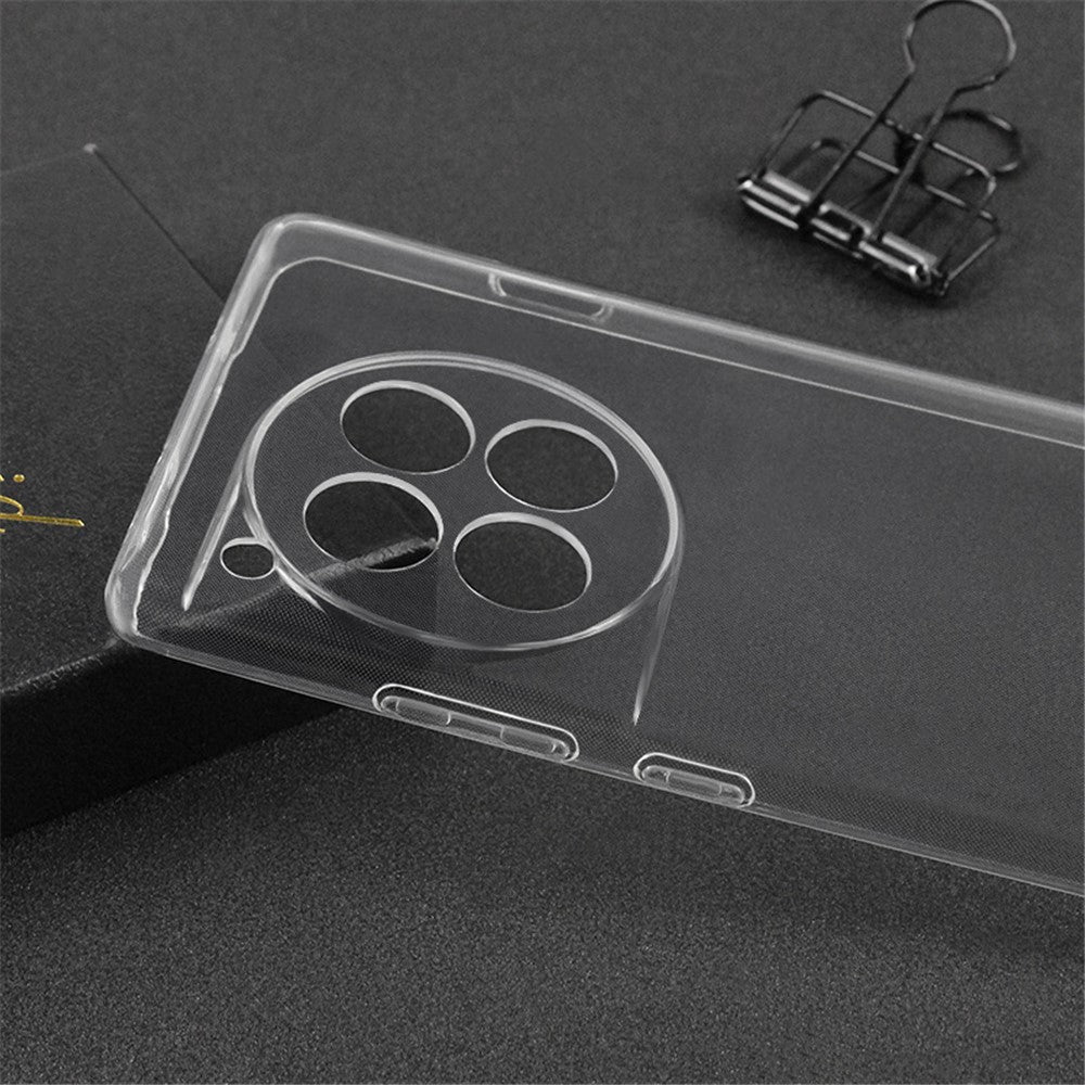 For OnePlus Ace 3 5G / 12R 5G Case TPU Clear Phone Cover with Precise Lens Cutout