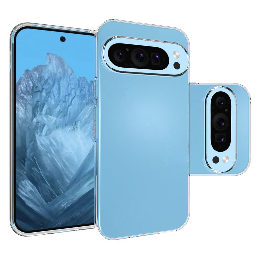 For Google Pixel 9 / Pixel 9 Pro Clear Phone Case Soft TPU Back Cover Watermark-Free