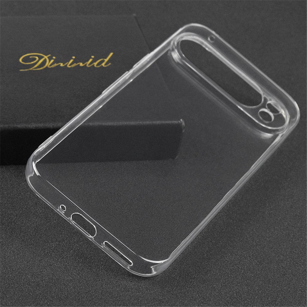 For Google Pixel 9 Pro Transparent Case TPU Flexible Back Phone Cover