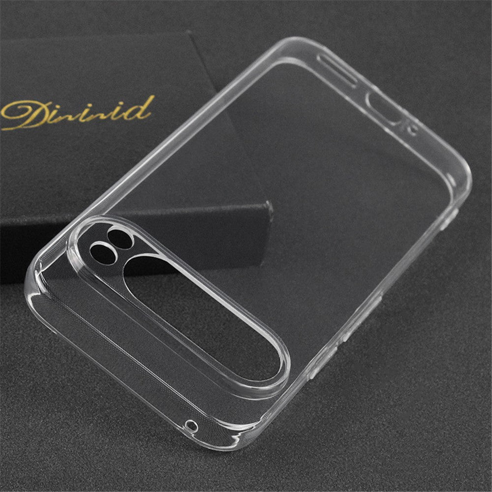 For Google Pixel 9 Pro Transparent Case TPU Flexible Back Phone Cover