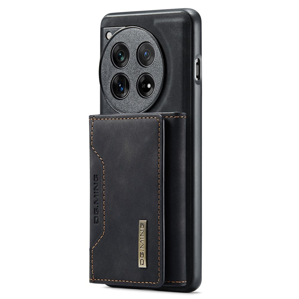 DG.MING M2 Series for OnePlus 12 5G Kickstand Case Detachable Magnetic Wallet Phone Cover