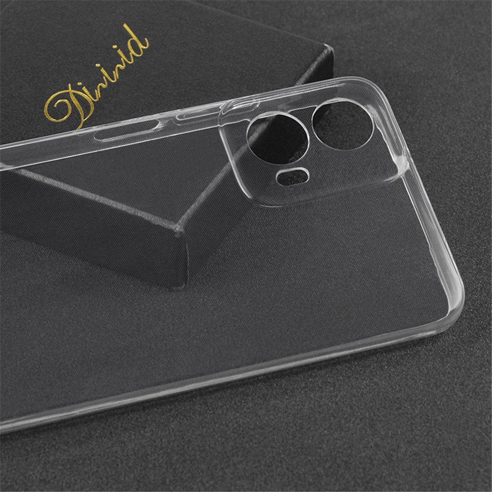 For Motorola Moto G45 5G / G34 5G TPU Case Transparent Camera Protection Phone Cover