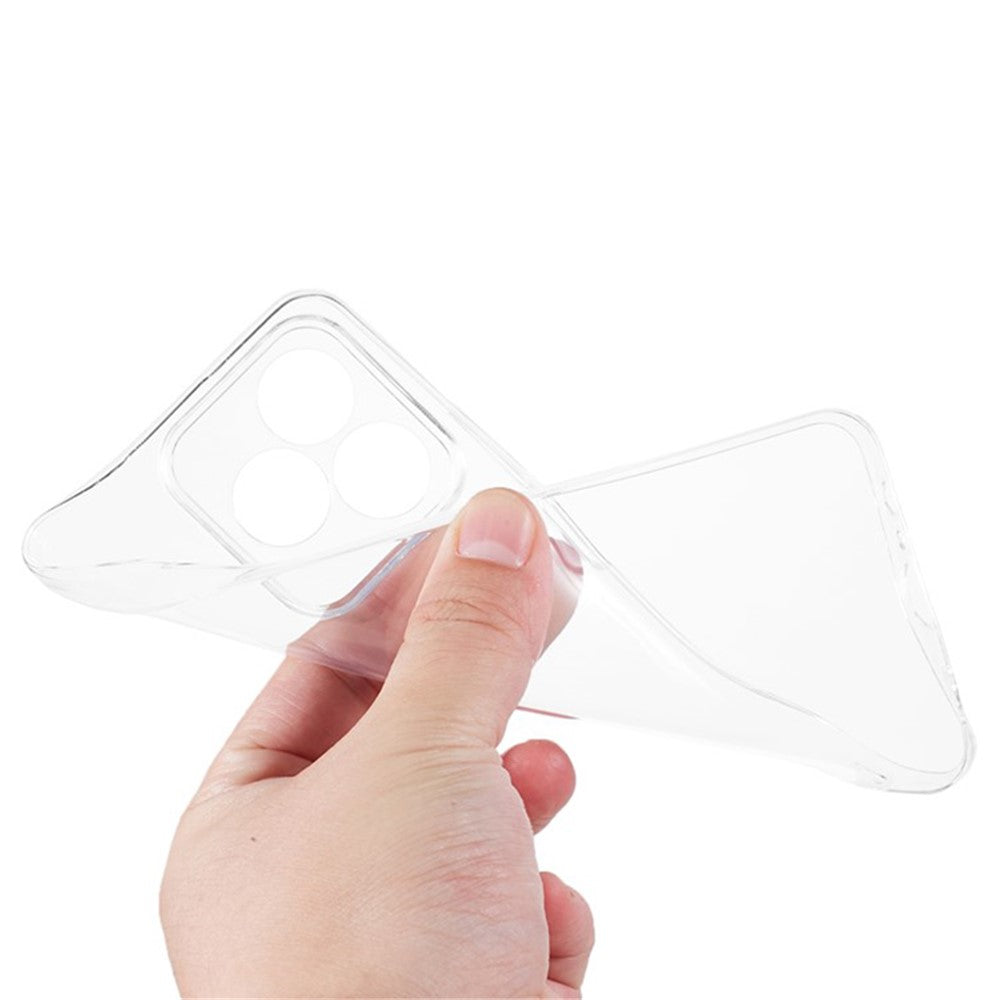 For Realme Note 50 4G Clear TPU Phone Case Ultra-Thin Mobile Phone Back Cover with Precise Lens Cutouts