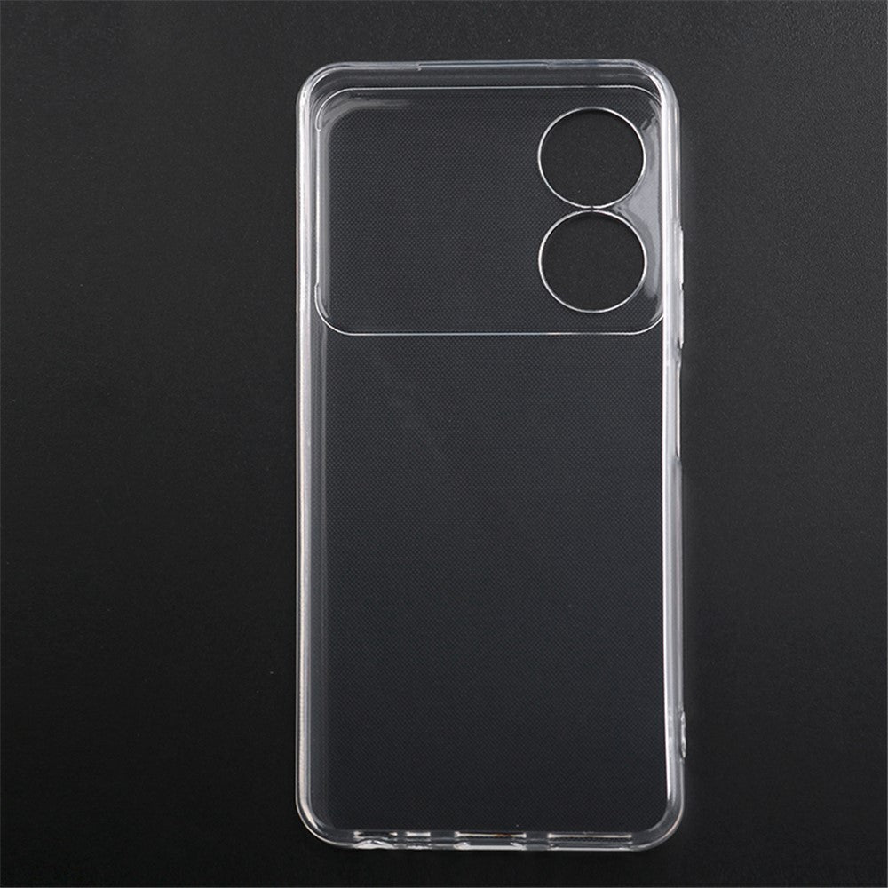 For ZTE Blade A34 Clear Case Ultra Thin TPU Phone Cover Precise Lens Protection