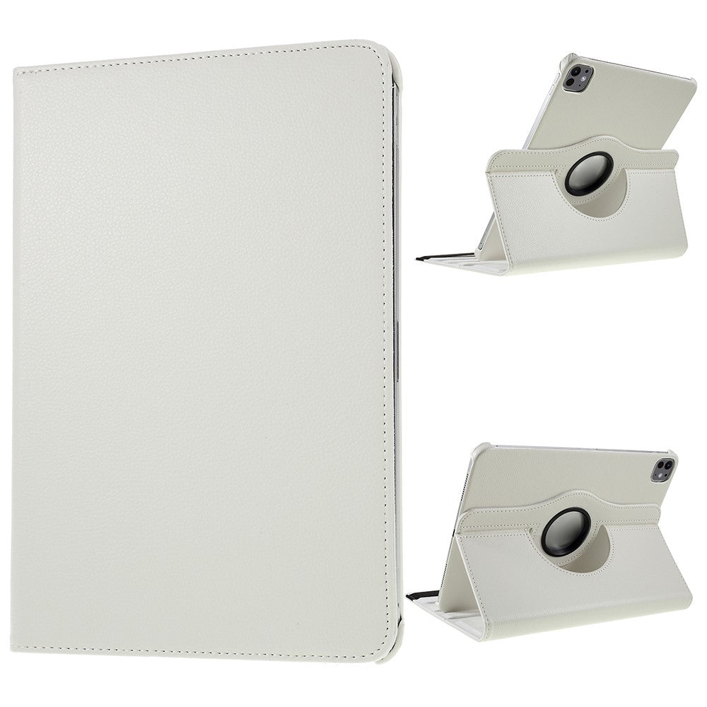 For iPad Pro 13 (2025) / 13 (2024) Case PU Leather Tablet Cover 360 Degree Rotating Stand