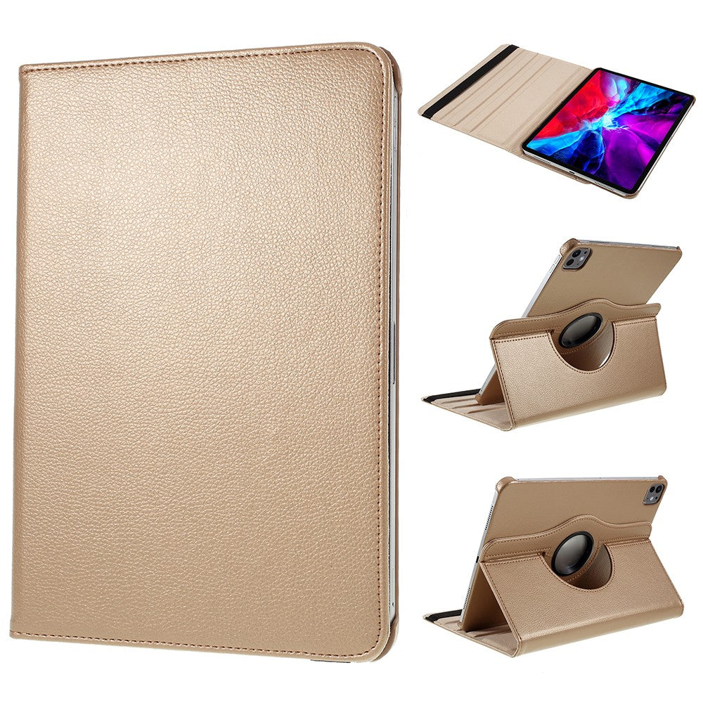 For iPad Pro 13 (2025) / 13 (2024) Case PU Leather Tablet Cover 360 Degree Rotating Stand