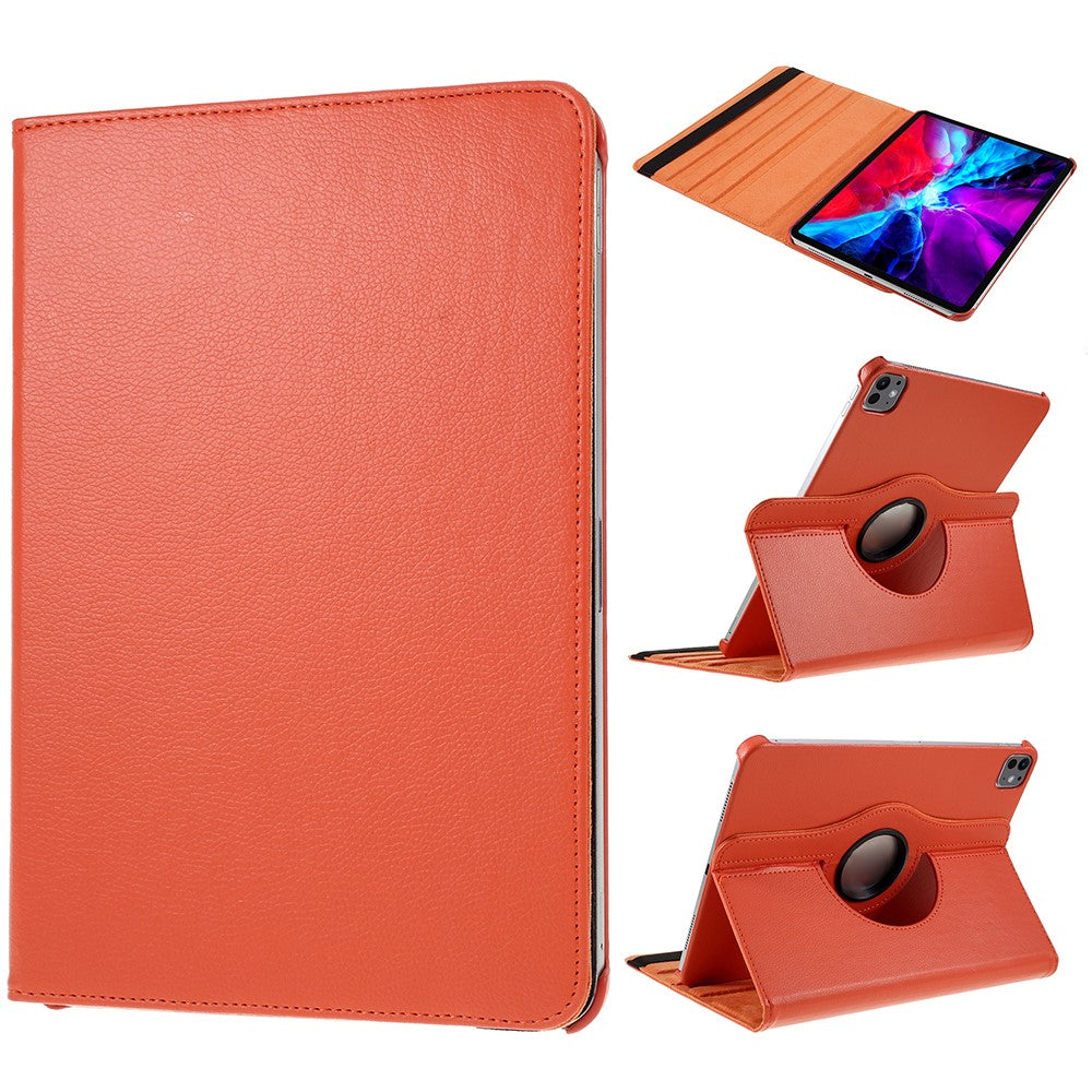 For iPad Pro 11 (2025) / 11 (2024) Case Rotating Stand PU Leather Protective Cover