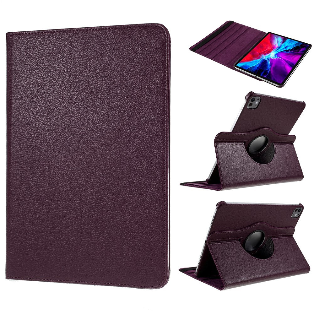 For iPad Pro 11 (2025) / 11 (2024) Case Rotating Stand PU Leather Protective Cover