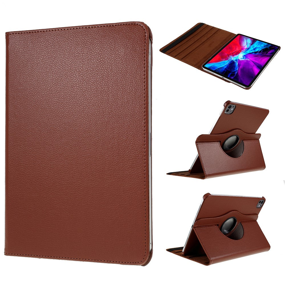For iPad Pro 11 (2025) / 11 (2024) Case Rotating Stand PU Leather Protective Cover