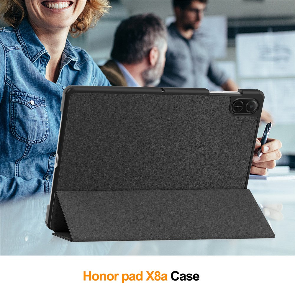 For Honor Pad X8a Case Anti-Drop Leather Stand Tablet Cover