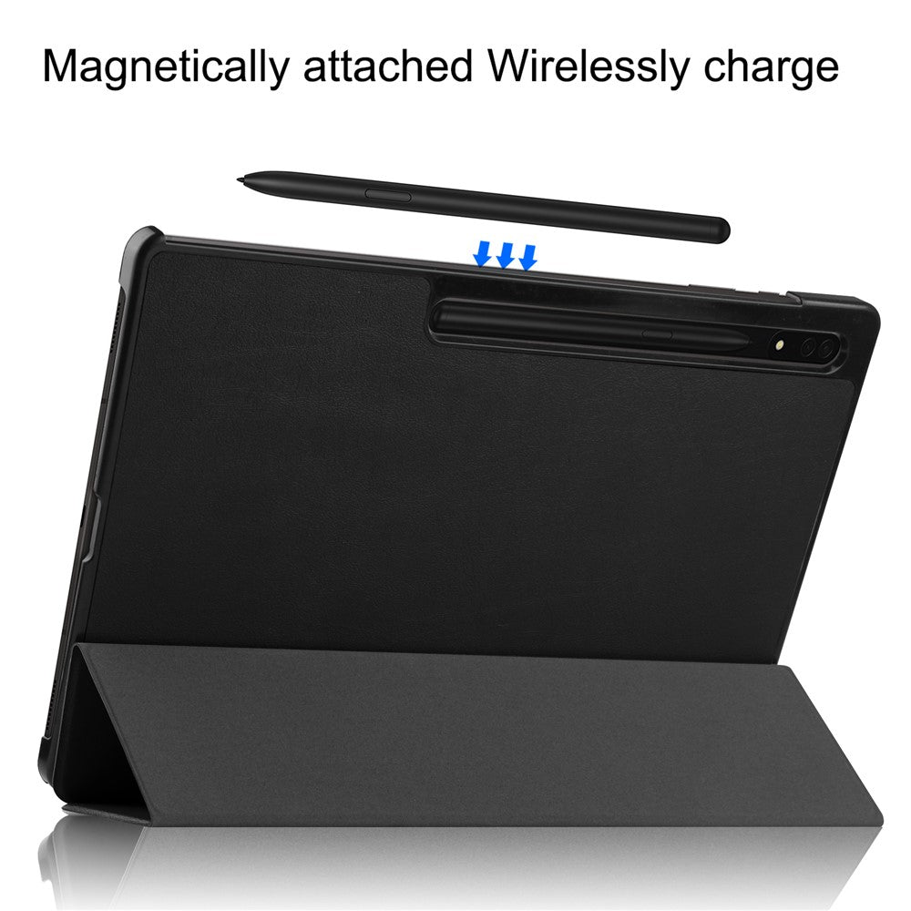 Leather Case for Samsung Galaxy Tab S10 Ultra / Tab S9 Ultra / Tab S8 Ultra Anti-Drop Stand Tablet Cover