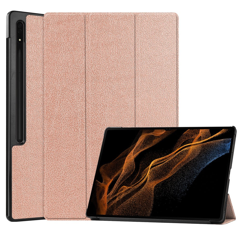 Leather Case for Samsung Galaxy Tab S10 Ultra / Tab S9 Ultra / Tab S8 Ultra Anti-Drop Stand Tablet Cover
