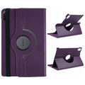 For Honor Pad X8a / Pad X9 Case Rotating Stand PU Leather+PC Tablet Cover with Elastic Band