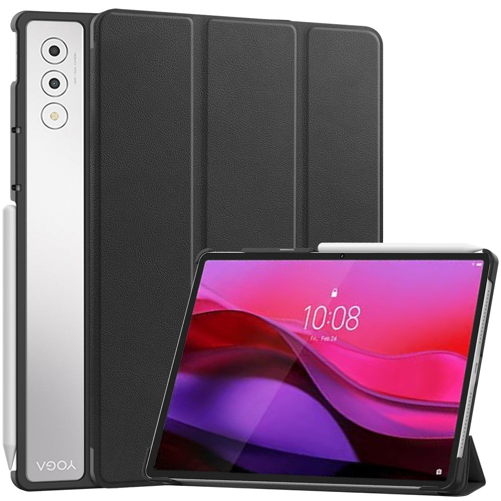 For Lenovo Yoga Tab Plus Case Anti-Drop Leather Stand Tablet Cover