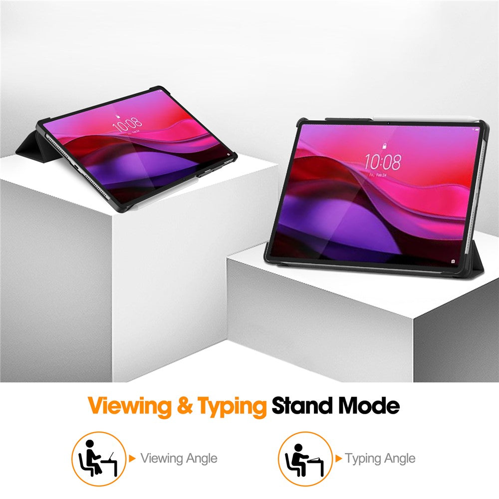 For Lenovo Yoga Tab Plus Case Anti-Drop Leather Stand Tablet Cover