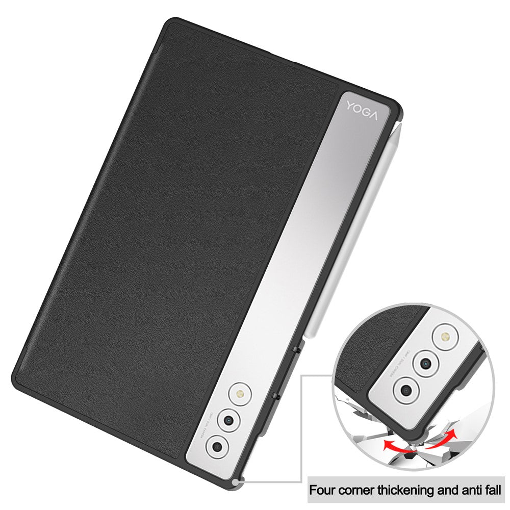 For Lenovo Yoga Tab Plus Case Anti-Drop Leather Stand Tablet Cover