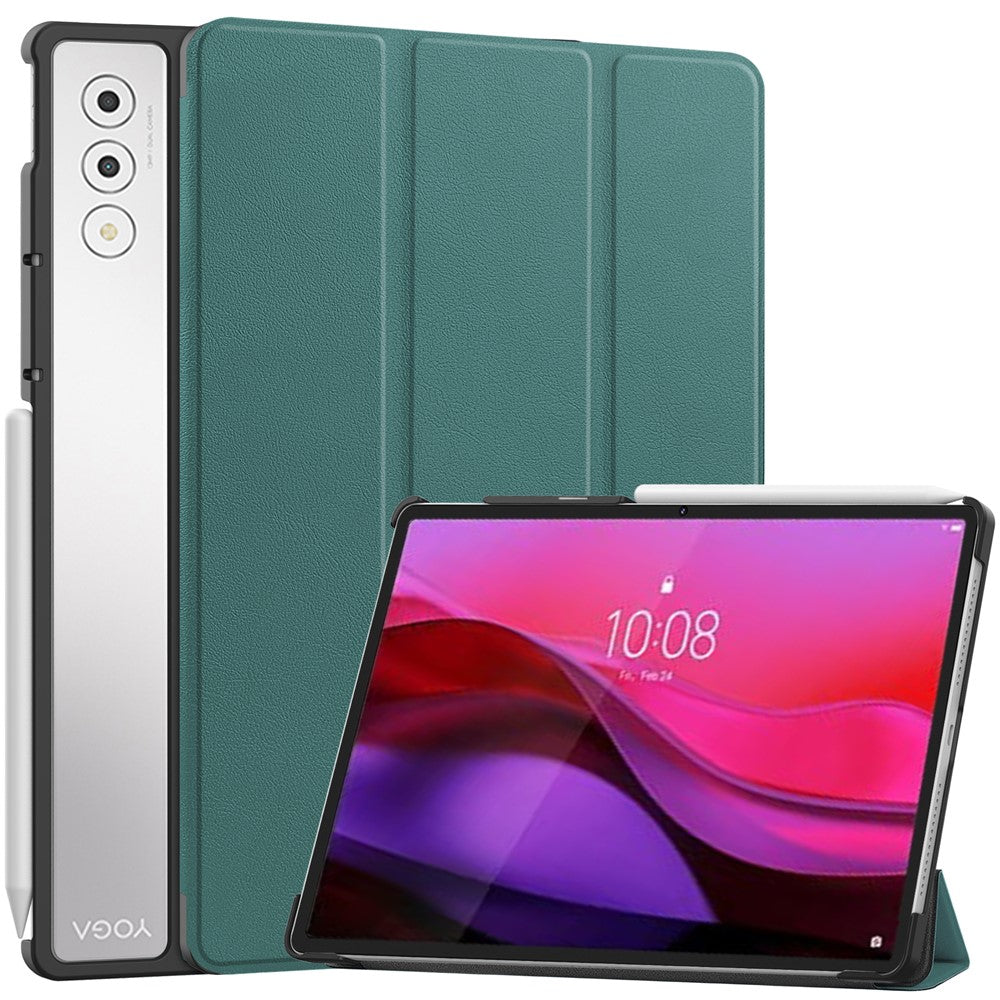 For Lenovo Yoga Tab Plus Case Anti-Drop Leather Stand Tablet Cover